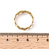 5Pcs 304 Stainless Steel Open Cuff Rings for Women RJEW-K313-02G-5