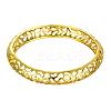 Real 18K Gold Plated Filigree Brass Hollow Bangles BJEW-BB05677-G-3