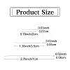 50Pcs 304 Stainless Steel Flat Head Pins STAS-YW0002-73A-3