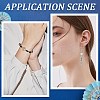 40Pcs 2 Styles Religion Alloy Crystal Rhinestone Connector Charms FIND-SC0007-91-5