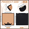 Hexagon Wall Mounted Brooch Jewelry Display Cork Tray ODIS-WH0329-84B-2