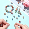 40Pcs 8 Colors Handmade Gold Sand Lampwork Beads LAMP-YW0001-22-4