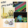 3 Sets 10 Colors Luminous Lucky Star Origami Paper DIY-CP0010-81-4