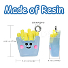 35Pcs 7 Colors Transparent Resin Pendants RESI-CJ0003-14-2