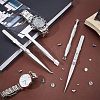 4Pcs 4 Style Stainless Steel Tweezers & 4-Claw Pick up Tool for Small Parts Pickup STAS-UN0039-16-3