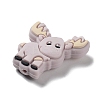 Elk Food Grade Eco-Friendly Silicone Focal Beads SIL-D004-01B-02-2
