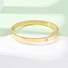 A Lifetime Lover 304 Stainless Steel Micro Pave Cubic Zirconia Hinged Bangles for Women BJEW-B161-12G-02-2