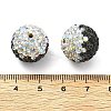 Gradient Color Design Polymer Clay Rhinestone Beads CLAY-NH0001-03B-3