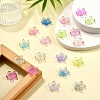 120Pcs 6 Colors Transparent Acrylic Bead Caps TACR-YW0002-44-5