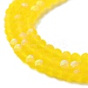 Transparent Glass Beads Strands EGLA-A034-T4mm-MB17-4
