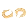 Brass Hoop Earring for Women LS-EJEW-L288-001G-3