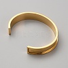 304 Stainless Steel Grooved Cuff Bangles LS-BJEW-WH0019-07G-2