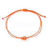 Adjustable Glass Seed Bead Link Bracelets DH6590-2-1