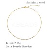Cubic Zirconia Column Pendant Necklace with Brass Cable Chains LS-UU3534-1-6