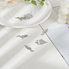 6Pcs 3 Styles 304 Stainless Steel Pendants STAS-LP0003-24-1