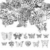 SUNNYCLUE 72Pcs 12 Style Tibetan Style Alloy Pendants FIND-SC0005-13-1