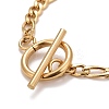Ion Plating(IP) 304 Stainless Steel Chain Bracelets for Women or Men BJEW-A039-03G-3