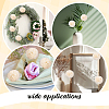 20Pcs 10 Colors Chrysanthemum Flower Ornaments AJEW-CN0003-08-5