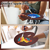 1Pc Wooden Oil Painting Palette AJEW-BC0009-33-5