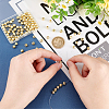 100Pcs 2 Style Alloy Beads FIND-DC0002-08-3