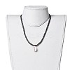 Glass Seed Beads Pendant Necklaces NJEW-JN02314-M-6