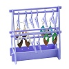 2 Layers Hanger Style Acrylic Earring Storage Display Rack ST-CJ0034-01A-1