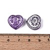 Baking Paint Transparent Glass Beads DGLA-N018-26D-2