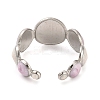 304 Stainless Steel Open Cuff Ring RJEW-F160-07P-02-3