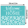 Self-Adhesive Silk Screen Printing Stencil DIY-WH0338-309-2