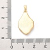Brass Enamel Pendants KK-S502-06G-3