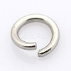 Tarnish Resistant 304 Stainless Steel Open Jump Rings LS-A-STAS-E066-08-8mm-1
