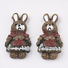 Bunny Resin Cabochons X-CRES-S357-11B-1