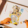 Plastic Reusable Drawing Painting Stencils Templates DIY-WH0202-259-5