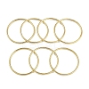 7Pcs Round Vacuum Plating PVD Vacuum Plating 201 Stainless Steel Bangles Sets for Women BJEW-F476-08G-01-3