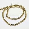 Electroplate Non-magnetic Synthetic Hematite Beads Strands G-J162-B-M-3