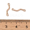 Ion Plating(IP) 304 Stainless Steel Links Connector Charms STAS-Q323-12RG-3