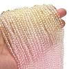 Transparent Painted Glass Beads Strands LS-DGLA-A034-T3mm-A25-2