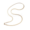 PVD Vacuum Plating 304 Stainless Steel Snake Chains Necklaces NJEW-O058-30G-2