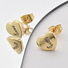 Rack Plating Brass Micro Pave Clear Cubic Zirconia Stud Earrings EJEW-K299-01G-J-2