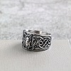 Retro 304 Stainless Steel Finger Rings for Men WGC3F58-01-2