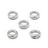 Brass Ring Charm Connectors KK-M306-04P-2