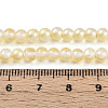 Baking Paint Transparent Glass Beads Strands DGLA-N011-4mm-02-4