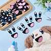 4Bags Eye & Mouth Wool Needle Felting Decoration DIY-PH0031-14A-2