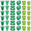 36Pcs 6 Styles Opaque Resin Pendant Cartoon Frog Pendant Creative Jewelry Accessories JX859A-1