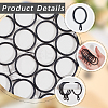 Iron Drape Sliding Eyelet Rings IFIN-SP0001-17A-EB-6