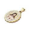 304 Stainless Steel Pendants STAS-Q343-06A-G-2