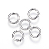 Tarnish Resistant 304 Stainless Steel Open Jump Rings X-STAS-E113-12P-1