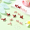 32Pcs 2 Colors Alloy Stud Earring Findings FIND-BBC0004-33-5