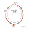 Summer Beach Natural Shell Pendant Glass Seed Beaded Necklaces for Women FS-WGEF253-03-3