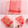 100Pcs Organza Bags Jewellery Storage Pouches Wedding Favour Party Mesh Drawstring Gift OP-SP0001-01A-3